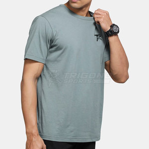 T-shirt pour homme de haute qualité, coupe classique, 100% coton, tissu en molleton, écologique, conception personnalisée OEM, fabriqué au Pakistan - Product Image 2