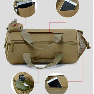 Sac à dos convertible unisexe en PVC imperméable, sac de sport tactique à bandoulière, sac de randonnée zippé avec logo personnalisé pour les voyages - Product Image 5