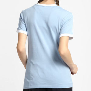 Camiseta de Algodón Sublimado de Alta Calidad para Mujer, Manga Corta, Cuello Redondo, Transpirable, de Secado Rápido, Corte Ajustado, Verano, con Logotipo Personalizado - Product Image 4