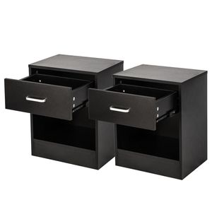 Comodini XH da 2 pezzi con cassetto per riporre oggetti in camera da letto - Product Image 5