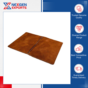 Nexgen Exports, fournisseur réputé vendant des couvertures de menu de restaurant en cuir PU écologique de qualité supérieure, fabriquées à la main, en grande quantité. - Product Image 4