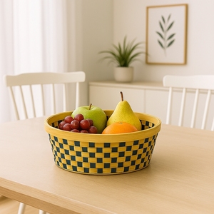 Cesta de Frutas de Bambú Ecológica, Tejida a Mano, Capacidad Personalizable, Cesta de Almacenamiento Multifuncional para el Hogar y la Cocina - Product Image 3