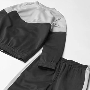 Conjuntos de Ropa para Niños 100% Algodón al por Mayor, de 5 a 13 Años, Primavera/Otoño, Patrón de Letras, Estilo Hip Hop, Lujosos, 2 Piezas, Sudadera y Pantalones Deportivos - Product Image 5