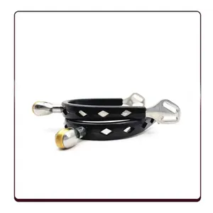 Accessoires et équipements d'entraînement équestre : Éperons à tête ronde SPALL JP SPORTS - Product Image 1