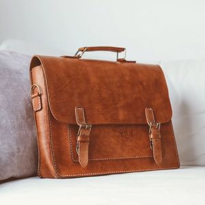Customizable & Durable Designs Water Resistance 100% Original <b>Leather</b> Laptop Bags & Case Gift Ideas Luxury Business Handbags - Product Image 4