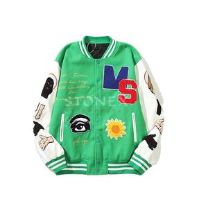 Veste d'université vintage personnalisable pour l'hiver, veste Letterman à manches longues brodée à la mode, matériel d'automne/d'hiver - Product Image 1