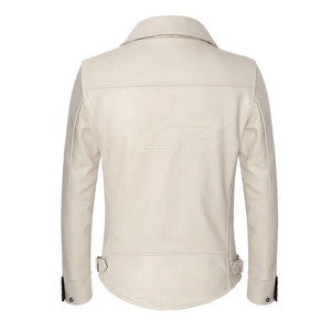 Service OEM, veste en cuir décontractée pour homme de haute qualité, fermeture éclair, design personnalisable, matériau durable, faible MOQ, veste d'hiver - Product Image 2