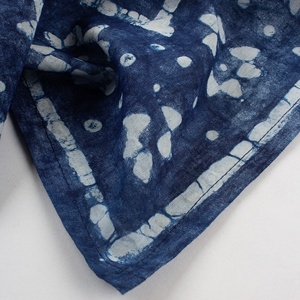 Amazing Trendy New <b>Design</b> Blue Block Printed Headwear Scarf Cotton square <b>Bandana</b> for summer - Product Image 6