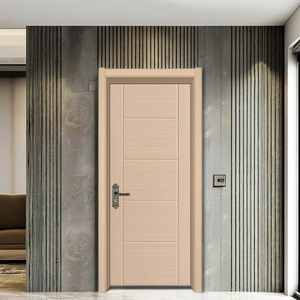 Puerta de armario de PVC MDF más vendida del fabricante de Vietnam, nuevo diseño de plástico moderno para dormitorios exteriores de hoteles, apartamentos de empuje - Product Image 5