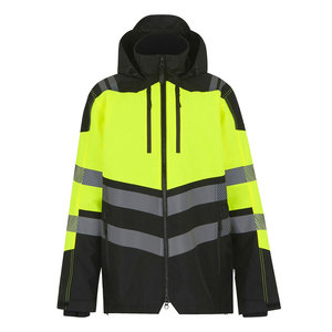 Veste de sécurité hivernale à haute visibilité avec bande réfléchissante, vêtements de travail de sécurité haute visibilité, vestes pour ouvriers du bâtiment - Product Image 5