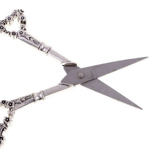 Ciseaux de couture professionnels de qualité industrielle 3,5 pouces, lame en acier inoxydable, manche en acier, ciseaux à découper pour broderie fantaisie - Product Image 5