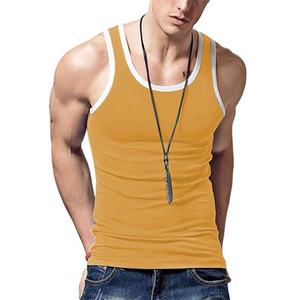 Camiseta de tirantes de algodón personalizada para hombre, camiseta de tirantes para culturismo, camiseta de tirantes Golds Gym, disponible en varios colores y diseños. - Product Image 1