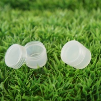 Pots cosmétiques blancs en PP à double paroi de 3 ml à 30 ml avec insert intérieur en PE, impression personnalisée, bouchon à vis pour sérum de soin de la peau, crème contour des yeux, soin du visage