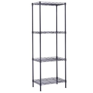 4-Tier Metal Storage <b>Rack</b> <b>Wire</b> Shelving Unit - Product Image 1