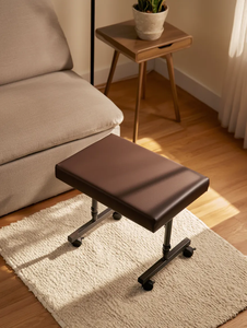 Reposapiés Móvil con Ruedas y Taburete para Oficina y Sala de Estar - Product Image 5