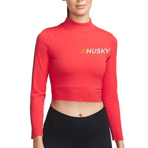 HUSKY SPORTSWEAR Summer Women Halter Neck Breathable Eco-Friendly Quick Dry Woven Lace Stitching CAMIS Sexy See-through Thin <b>Top</b> - Product Image 3