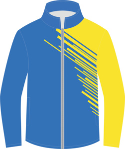 Chaqueta Deportiva Unisex Furat Leathers con Cremallera Completa, Azul, Blanco, Marino, Poliéster, con Capucha, Bolsillo Oculto, Corte Holgado, para Verano - Product Image 2