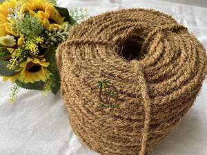 Corde de fibre de coco naturelle de haute qualité pour la décoration de la maison Corde de fibre de coco vietnamienne en gros - Product Image 2