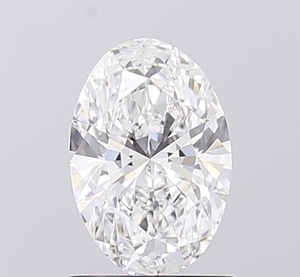 Diamant blanc de laboratoire de luxe, couleur Ct D E F G H, pureté VS2, taille ovale, à brillance exceptionnelle et symétrie allongée - Product Image 2