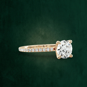 Anillo de Diamantes de 2.5ct VS1 con Corte Brillante Redondo en Oro Sólido de 18K - Product Image 4