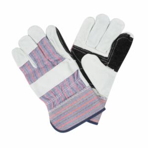 Guantes de Seguridad de Cuero Vacuno de Primera Calidad, Doble Palma, Resistentes, con Dorso de Algodón para Uso Industrial - Product Image 5