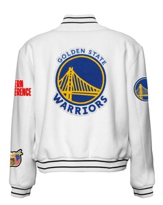เสื้อแจ็คเก็ตกันลมรักษ์โลกสไตล์สตรีทแวร์หนัง Golden State - Product Image 2