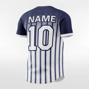 Maillots de baseball personnalisés brodés à manches courtes 100% polyester séchage rapide couleur et logo personnalisés Vêtements de sport en gros - Product Image 4