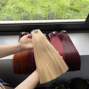 ขายดีที่สุด!!! ช่อผมสำหรับต่อผมมนุษย์ผมตรงจากเวียดนามบริสุทธิ์ - Product Image 4