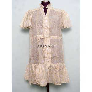 Most Selling Short <b>Dress</b> with Custom Size Available from Indian Supplier Floral <b>Dress</b> at Bulk Quantity Price Supply - Product Image 2