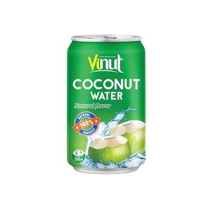 Eau de coco VINUT en conserve (330 ml) avec ODM original, export, faible teneur en sucre, faible teneur en matières grasses, certifiée GMP, Vietnam - Product Image 1