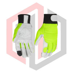Gants de travail mécaniques en matériau personnalisé, paume durable anti-coupure, antidérapante, anti-vibration, anti-statique, poignet tricoté, 11 oz, 26 cm - Product Image 3