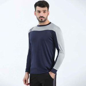 T-shirts de sport tendance pour adultes, 100% coton tricoté, séchage rapide, respirant, anti-rétrécissement, manches raglan, col rond, personnalisable - Product Image 6