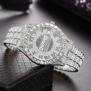 Montre de luxe pour homme, style hip-hop, sport, à quartz, cadran chiffres romains, bracelet en acier allié, vente en gros, montres-bracelets tendance pour homme - Product Image 3