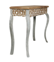 Table console de salon moderne en bois massif avec rangement pour la décoration intérieure – Vente en gros