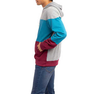 Sweat-shirts à capuche zippés pour hommes en coton French Terry de qualité supérieure avec broderie chenille et motifs, prix abordable - Product Image 4