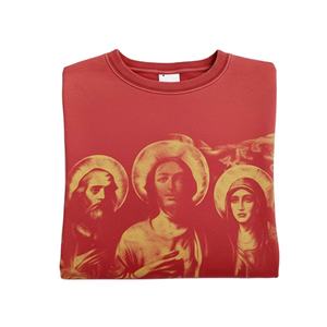 Sudadera de cuello redondo con estampado digital gráfico dorado de invierno de edición limitada-Diseño exclusivo de calidad premium - Product Image 5