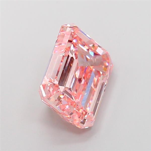 Diamant de laboratoire rose intense taille émeraude 5,08 carats CVD IGI VS2, polissage excellent, symétrie excellente, diamant non monté, sourcing B2B - Product Image 5