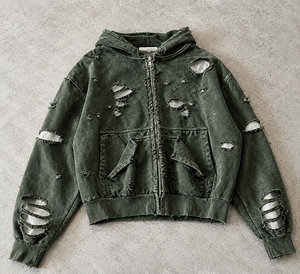 Sweat à capuche streetwear d'hiver personnalisé brodé, en molleton 350 g/m², coupe oversize pour homme - Product Image 5