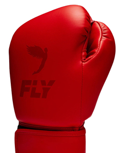 Genuine Durable Leather Kickboxing Pro Protection Fly Boxing <b>Gloves</b> Latest Design Red Color <b>Moisture</b> Wicking Fly Boxing <b>Gloves</b> - Product Image 3