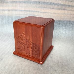 โกศไม้ธรรมชาติสำหรับเผาขี้เถ้าของมนุษย์ขี้เถ้าไม้ธรรมชาติทำด้วยมือคุณภาพสูงจากเวียดนาม - Product Image 4