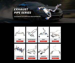 نظام عادم فالفترونيك لسيارة بنز S63 W222 AMG من التيتانيوم - Product Image 5