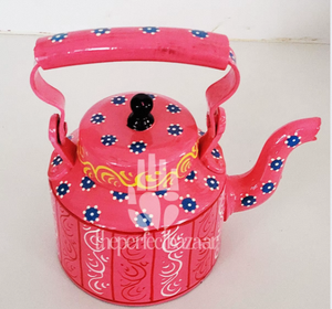 Handpainted Stainless Steel Handle Aluminum Alloy <b>Kettle</b> Glass Cover for Gas <b>Induction</b> Cookers Eco-Friendly Lightweight Design - Product Image 1