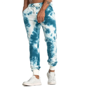 Customized 100% Cotton <b>Elastic</b> <b>Waist</b> Loose Fitted Men's for Streetwear Oversized French Sublimation Terry <b>Trousers</b> - Product Image 3