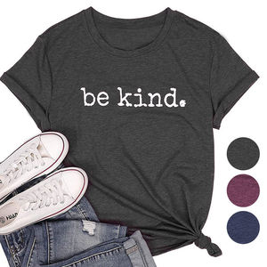 Women's Unisex Crew Neck Printed Knitted T-Shirt Eco-Friendly Organic Cotton Plus Size Fashion Design Online Shopping - Product Image 6