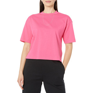 Camisetas Personalizadas con Logotipo, 65% Poliéster, 35% Algodón, Bordado, Cuello Redondo, Diseño Deportivo, Camisetas Lisas para Mujer - Product Image 2