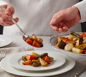 Ensemble de couverts élégants avec poignée en forme de papillon doré, pour la table à manger, la maison, la cuisine, les mariages et les événements spéciaux - Product Image 5