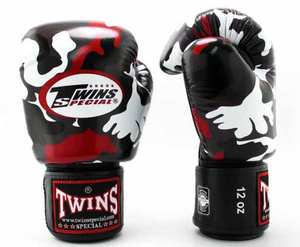 Gants de boxe en cuir véritable de haute qualité, prix de gros RTS, gants de kickboxing professionnels à lacets AI-BG-207 - Product Image 3