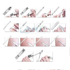 Kit de Pedicura para el Hogar, Juego de Herramientas para el Cuidado de las Uñas, Cortaúñas, Limas, Pulidores, Empujadores de Cutículas, Limas para Pies y Herramientas, Kit de Pedicura - Product Image 5