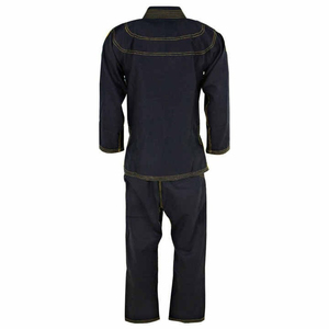Conjunto de Uniforme de Jiu Jitsu de Buena Calidad para Hombre, Resistente, 100% Algodón, para Entrenamiento, Tejido Transpirable y Suave - Product Image 4