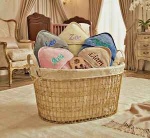 Toalla con Capucha Personalizada para Bebé, Nombre Bordado Personalizado, 100% Algodón, Diseño de Animales, Regalo de Recuerdo para Recién Nacidos, Baño y Ducha - Product Image 3